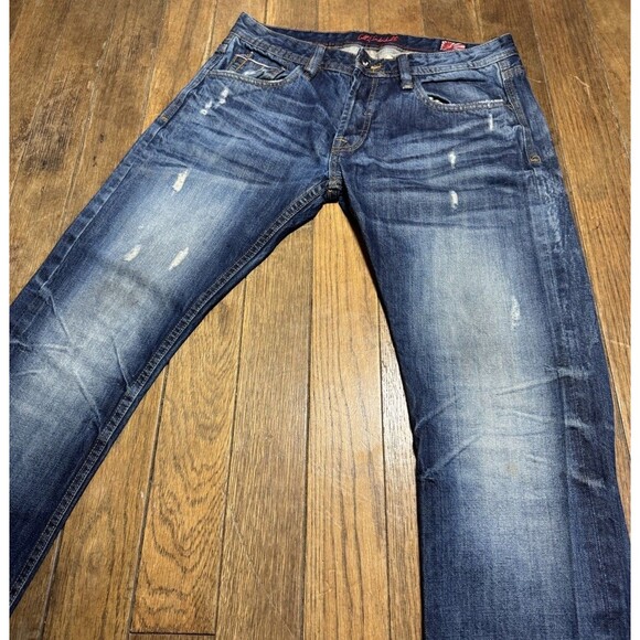 Cult Of Individuality Japanese Selvedge Denim Rebel Straight Jeans Men's 33X34 - Picture 3 of 9